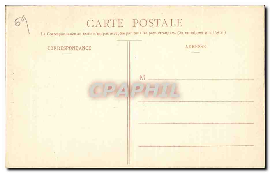 CPA Lyon Musee de Lyon Souvenir en fer forge  — Back