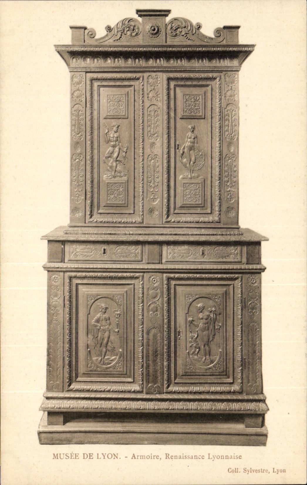 Musée de Lyon — Armoire Renaissance Lyonnaise — Coll. Sylvestre, Lyon