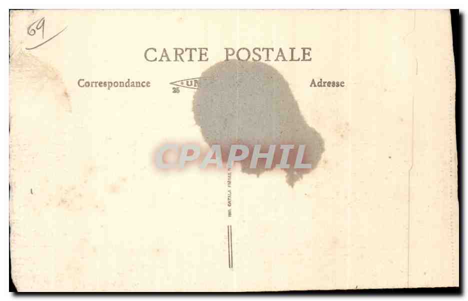 CPA Lyon CAisse des Depots Pont d'Ainay et Fourviere — Rückseite