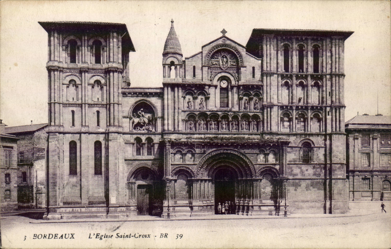 CPA Bordeaux L'eglise Sainte Croix