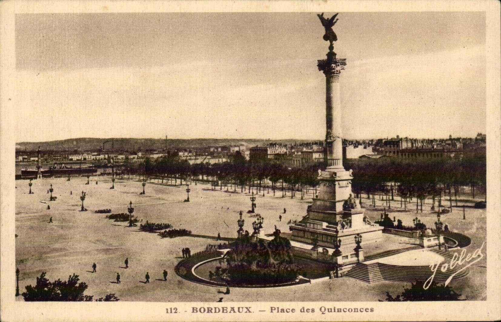 CPA Bordeaux Place des Quinconces