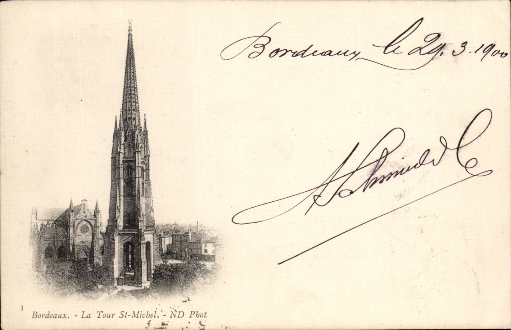 CPA Bordeaux Tour St michel