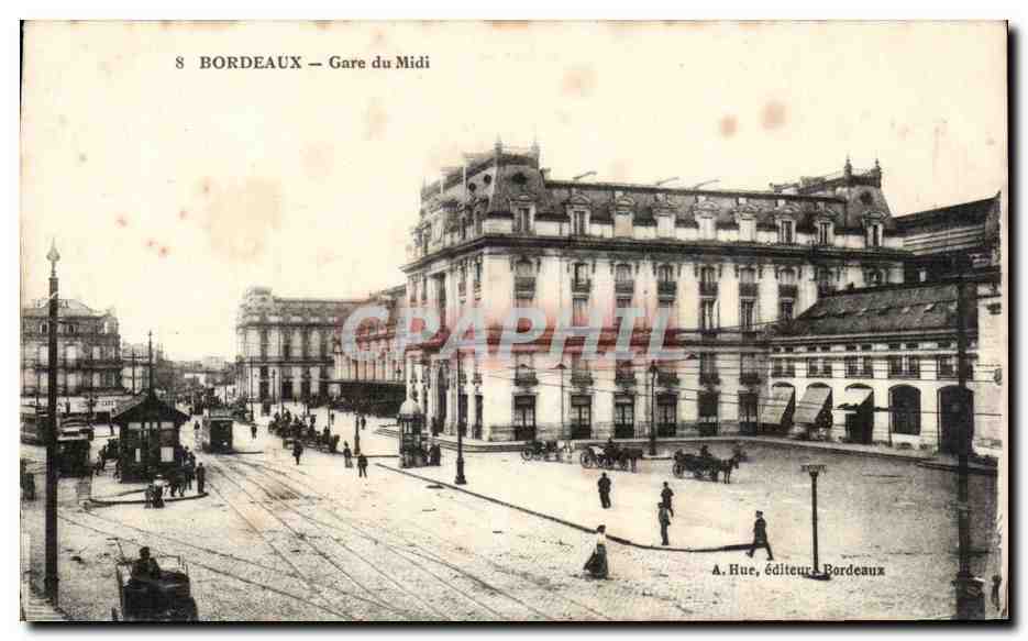 CPA Bordeaux Gare du midi