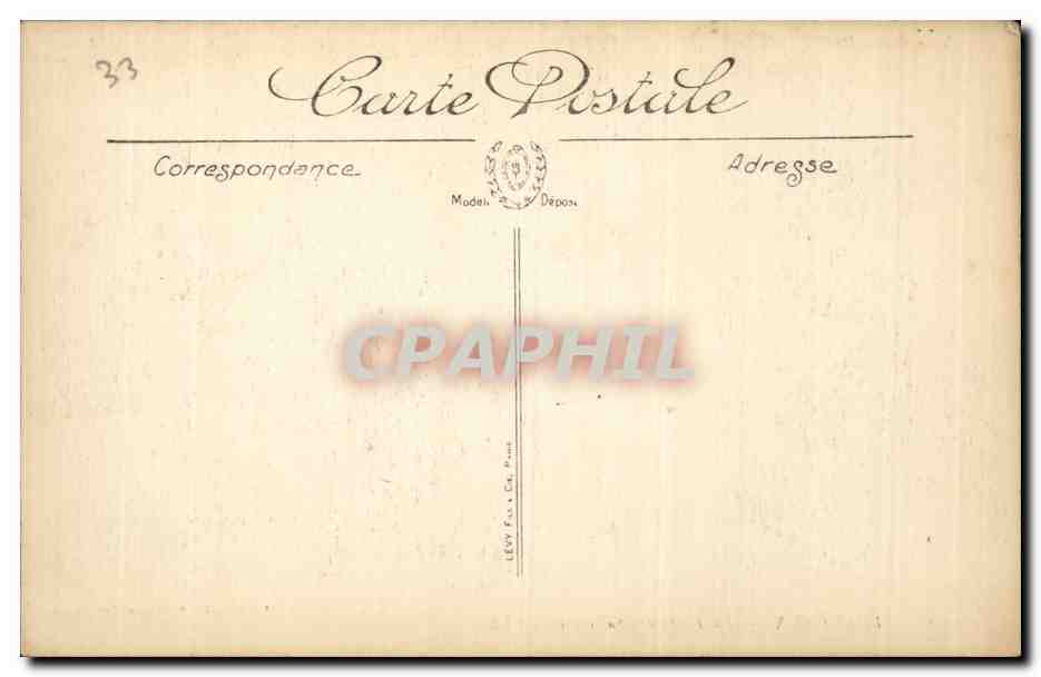 CPA Bordeaux Porte des Salinieres — Verso