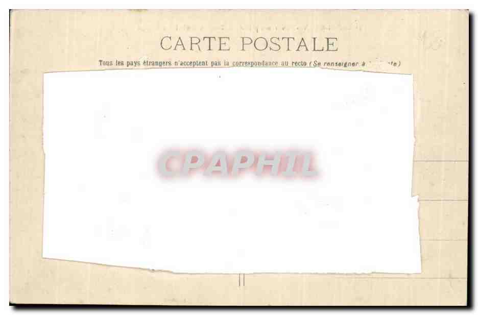 CPA Bordeaux Panorama pris de la Tour St Michel — Verso