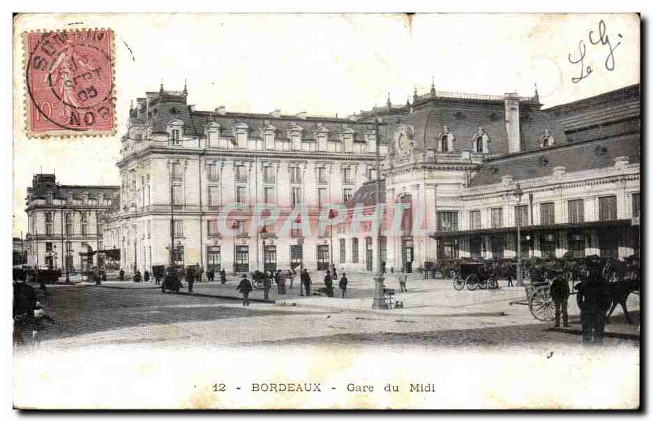 CPA Bordeaux Quai du Midi