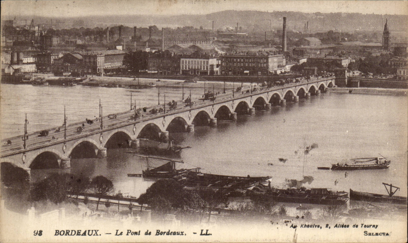 CPA Bordeaux Le pont de Bordeaux