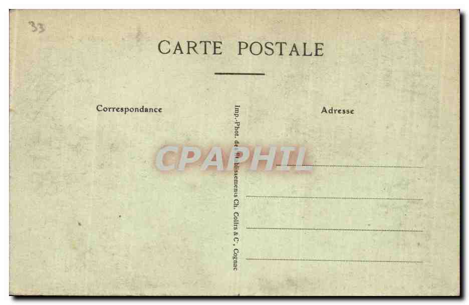 CPA Bordeaux Les fleches de la cathedrale St Andre — Verso