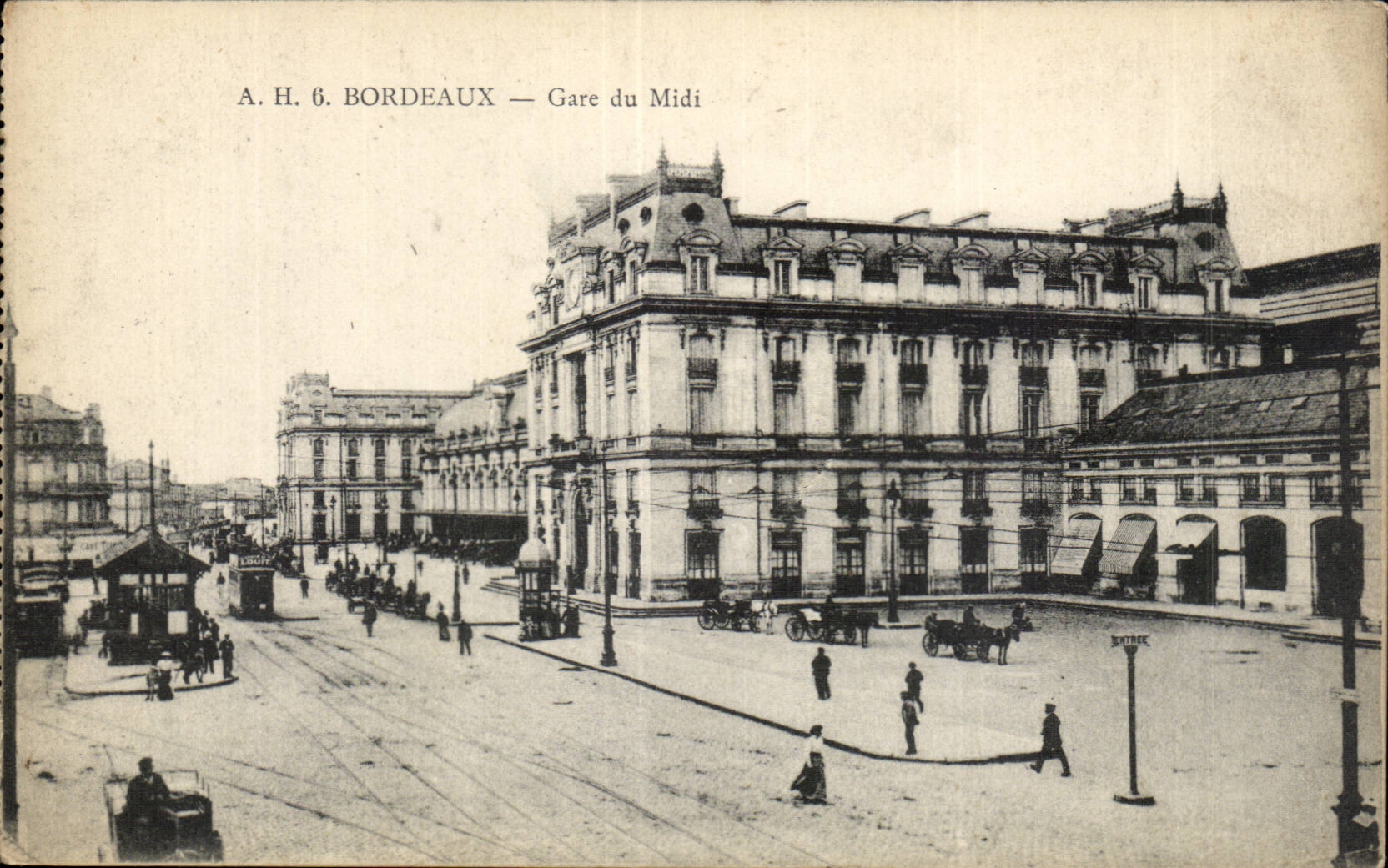 CPA Bordeaux Gare du midi