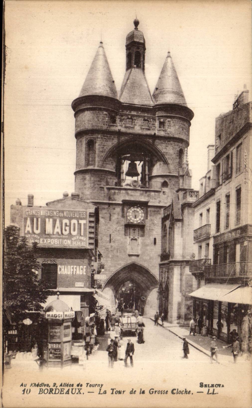 CPA Bordeaux La tour de la grosse cloche