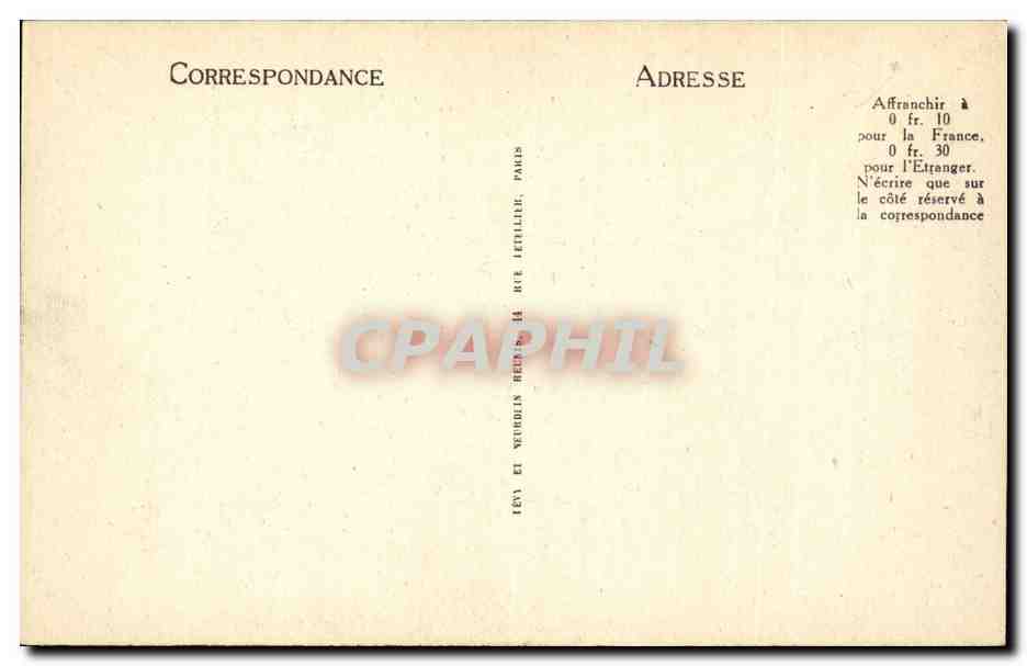 CPA Amboise La tour de l'horloge — Rückseite