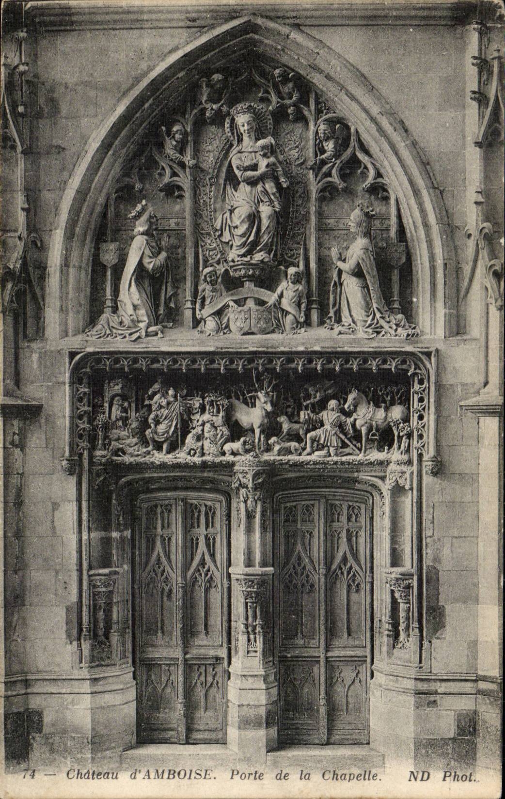 CPA Amboise Chateau Porte de la chapelle