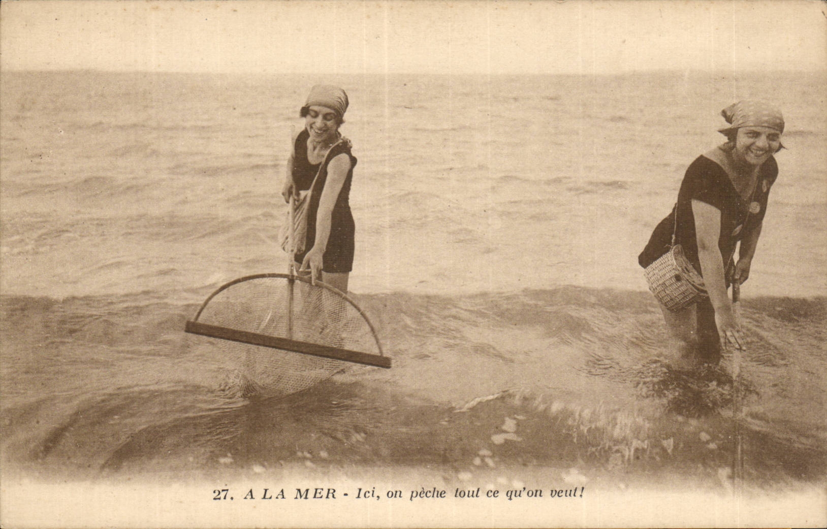 AL MAR — Aquí se pesca todo lo que se quiere! — Serie 27, editor no visible