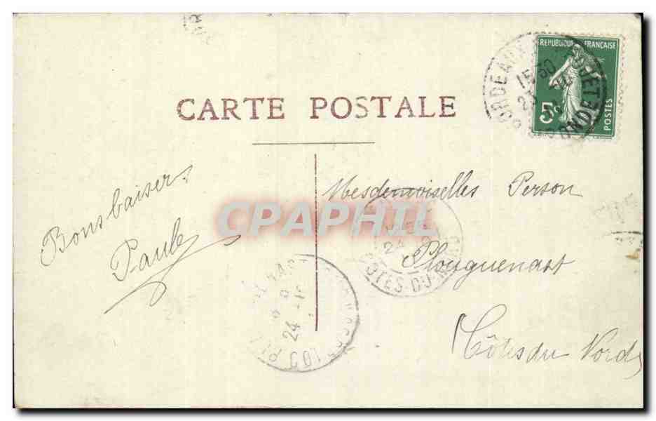 Bordeaux CPA Cathedrale Saint Andre — Verso