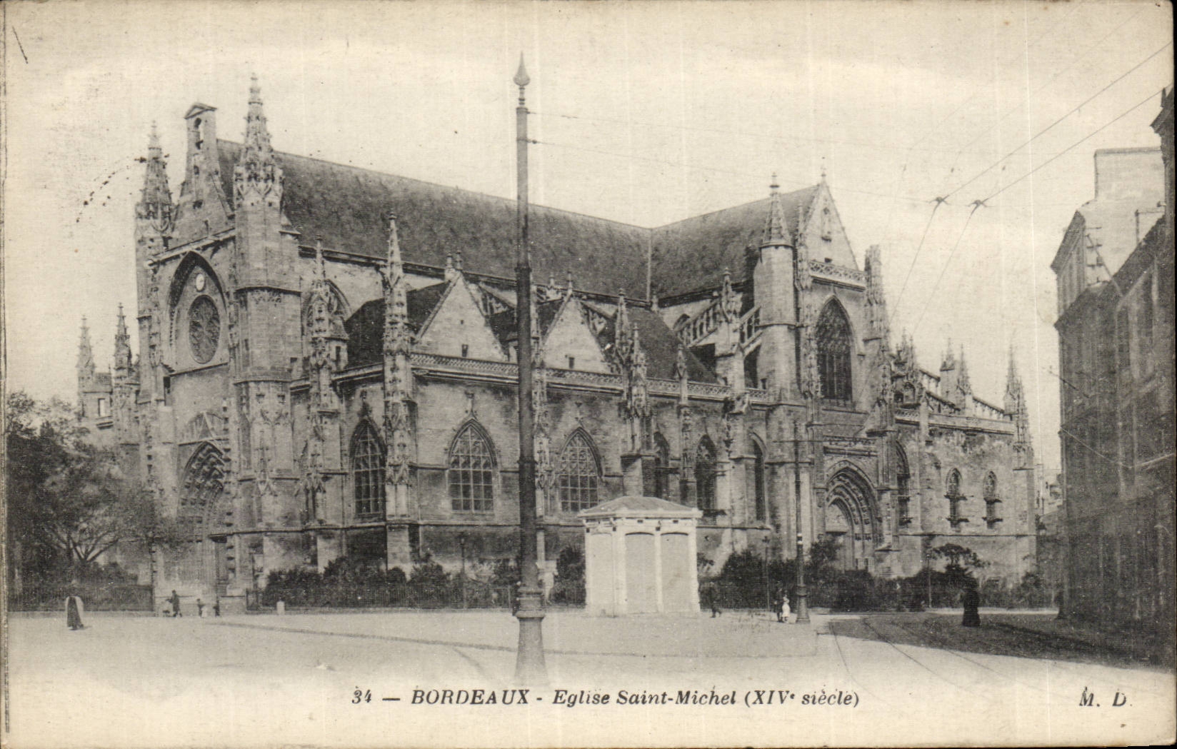 Bordeaux CPA Eglise Saint Michel