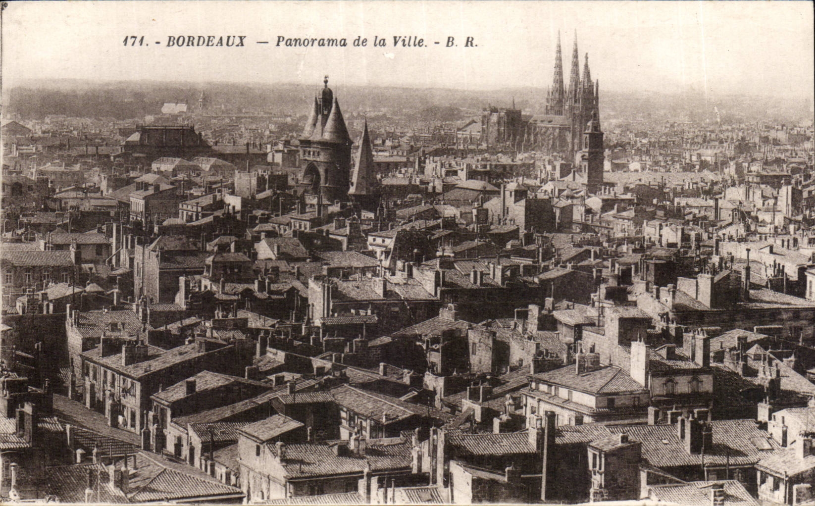 Bordeaux CPA Panorama de la ville