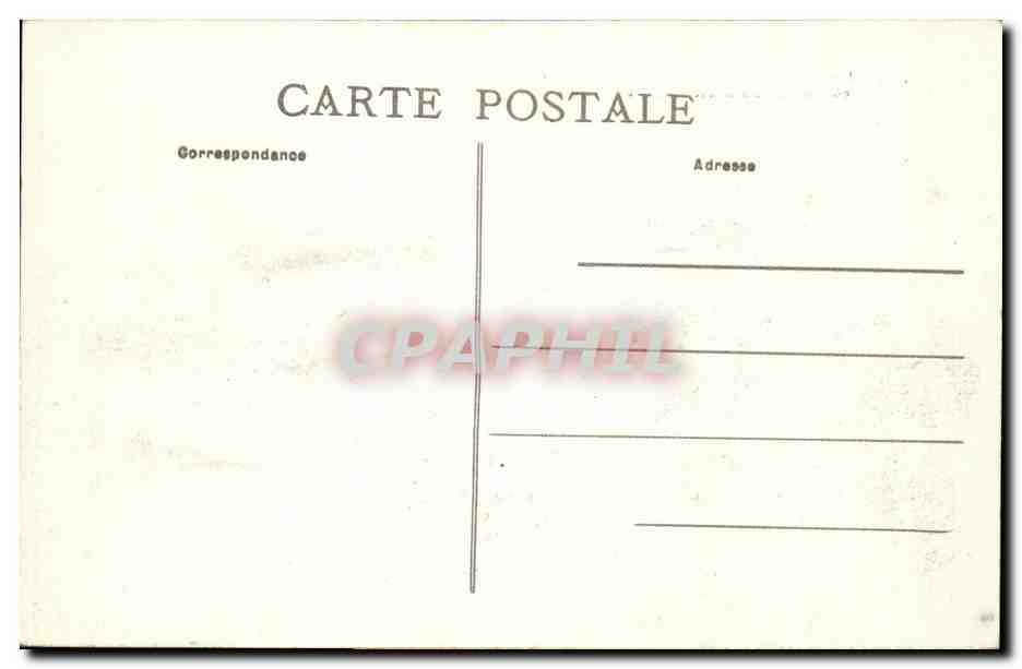 CPA Bordeaux Allees de Tourny et cours du XXX juillet — Verso