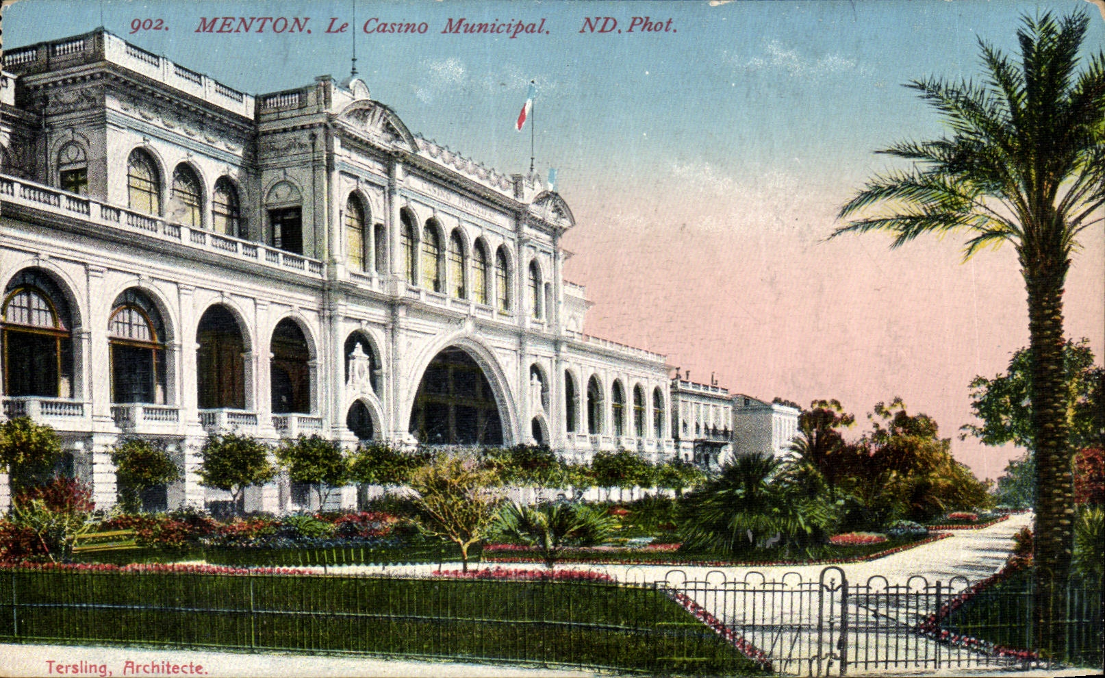 CPA Menton Le casino municipal