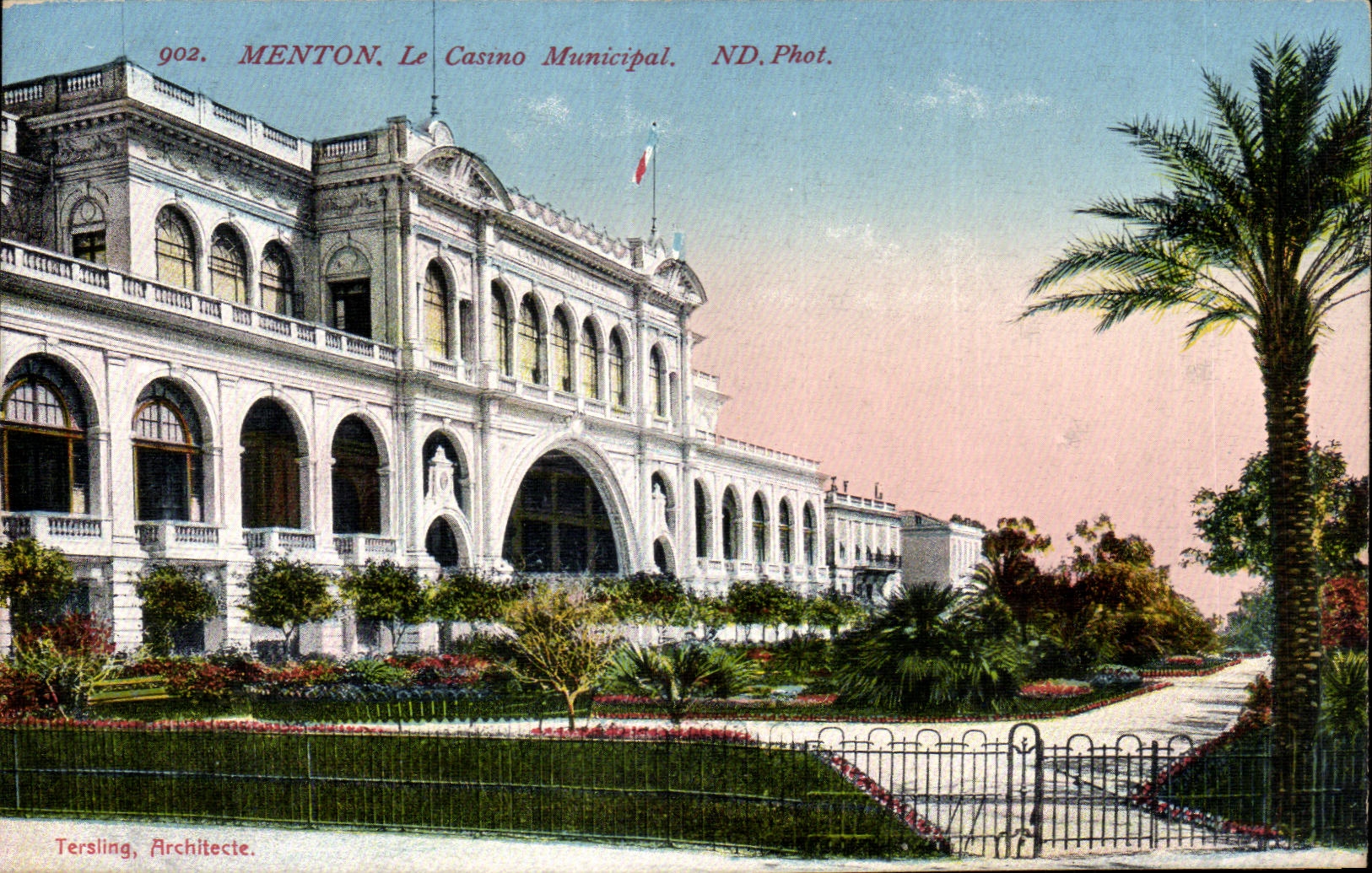CPA Menton Le casino municipal