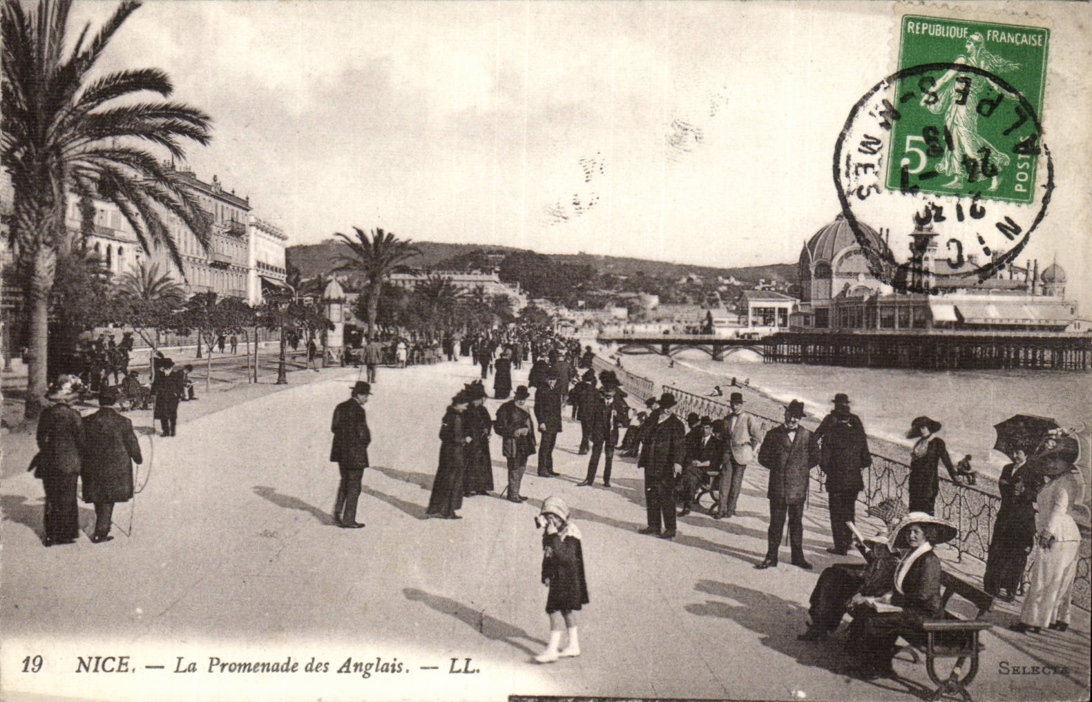 CPA Nice Promenade des anglais
