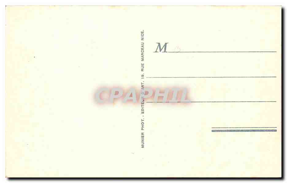 Nice CPA Vue generale prise du chateau — Rückseite
