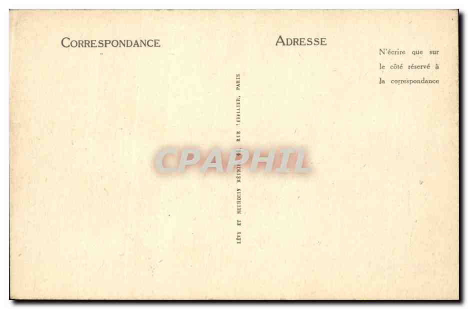 Nice CPA Le jardin municipal  — Rückseite