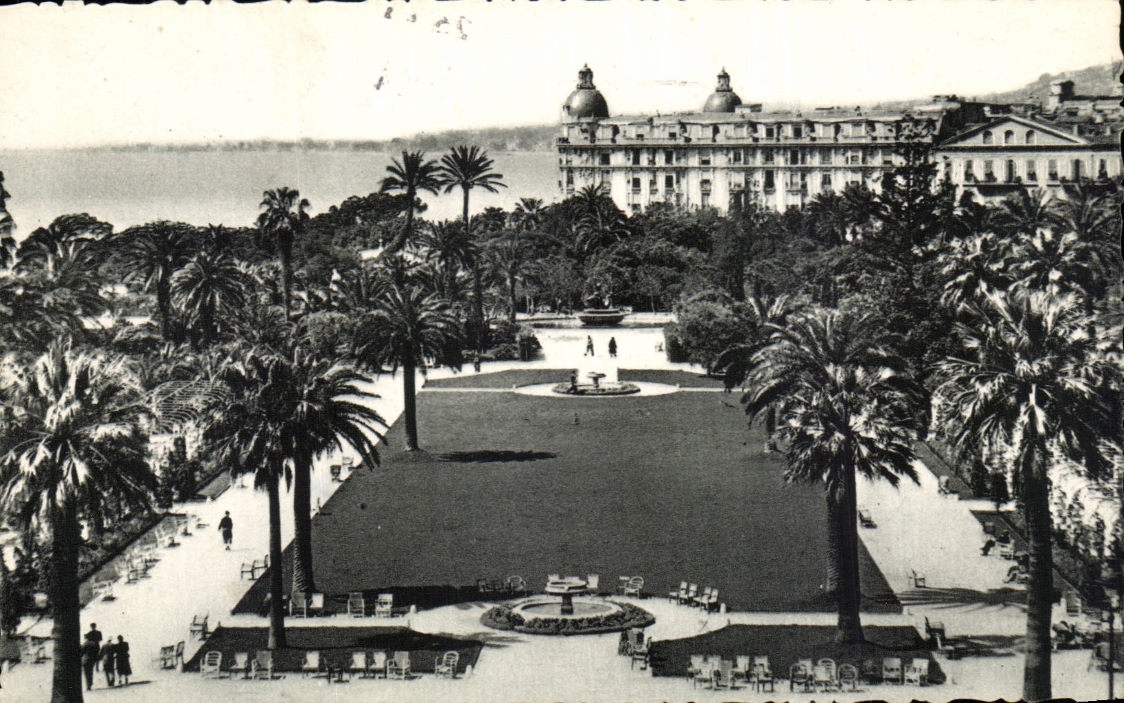 Nice CPA Les jardins Albert 1er