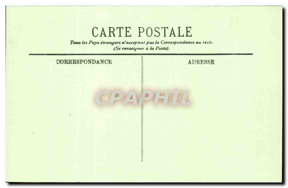 CPA Langeais Le chateau vu du parc — Rückseite