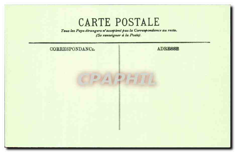 CPA Langeais Le chateau La facade interieure de l'eglise — Rückseite