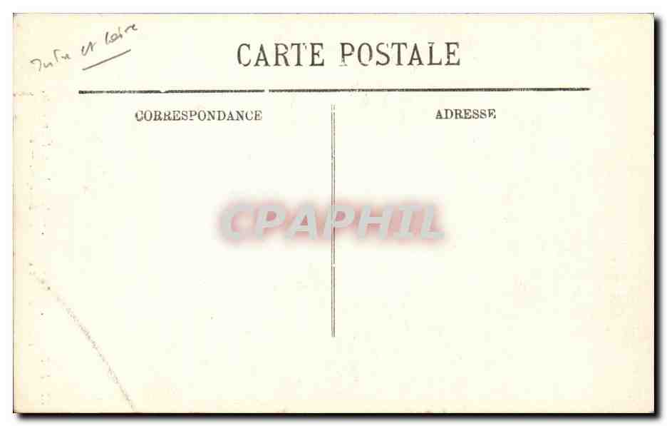 CPA Langeais Le chateau Saint marc Evangeliste Livre d'heures d'Anne de Bretagne — Rückseite