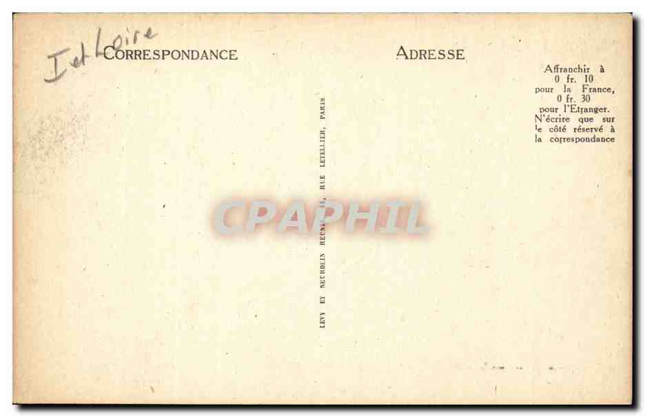 CPA Langeais L'eglise Absides 11eme cocher construit vers 1450 et transepts — Rückseite