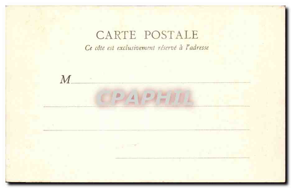 CPA Langeais Chateau — Rückseite