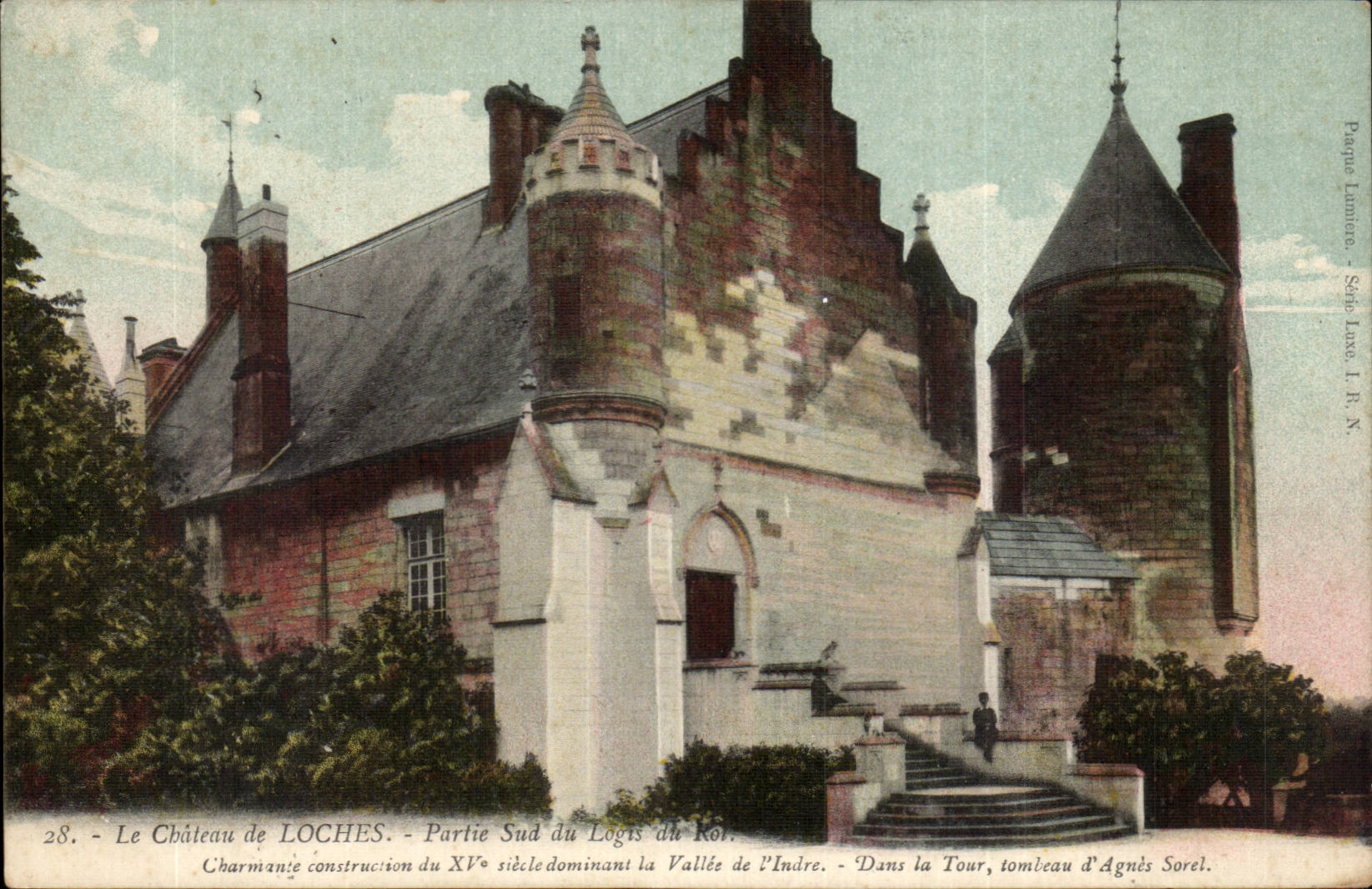 Loches CPA Chateau Partie sud du logis du roi