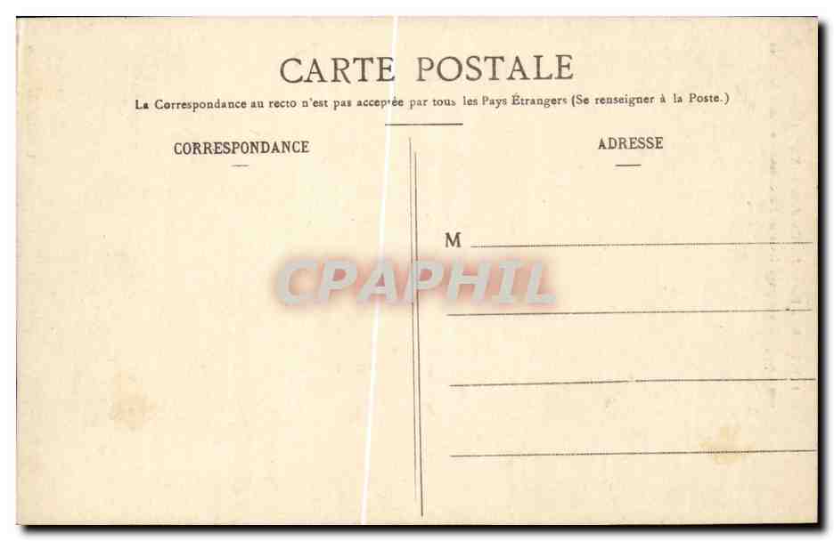 Loches CPA Ports des cordeliers  — Rückseite