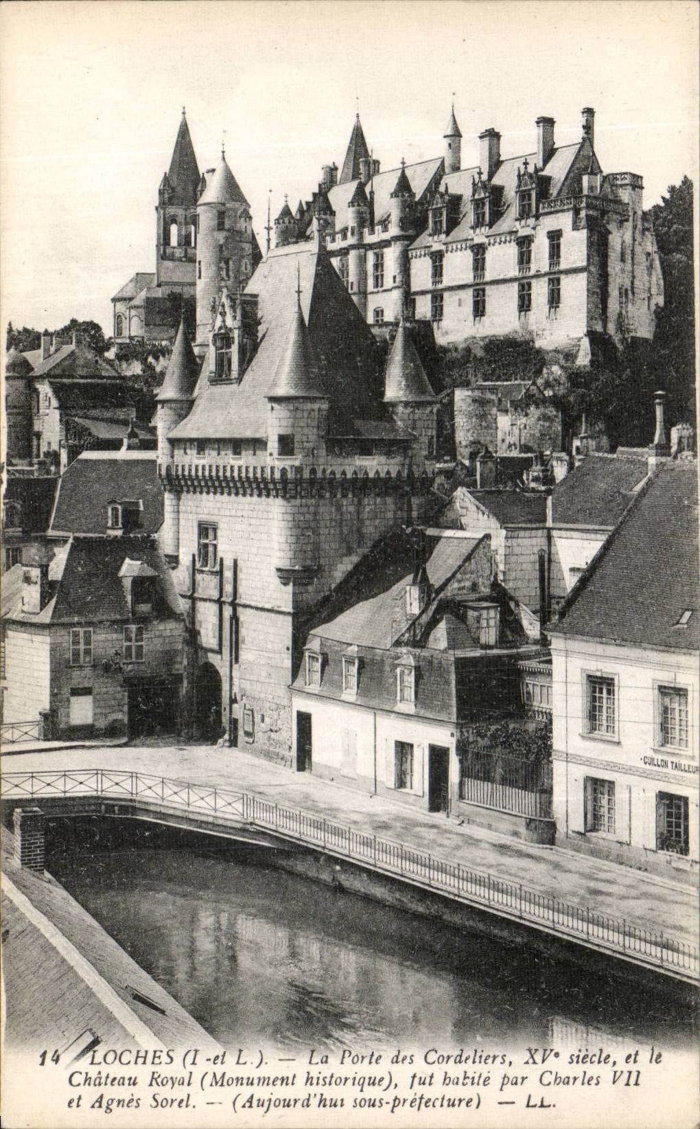 Loches CPA La porte des cordeliers 