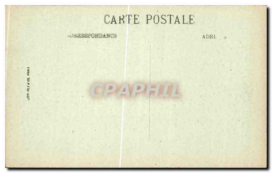 Loches CPA La porte des cordeliers  — Verso