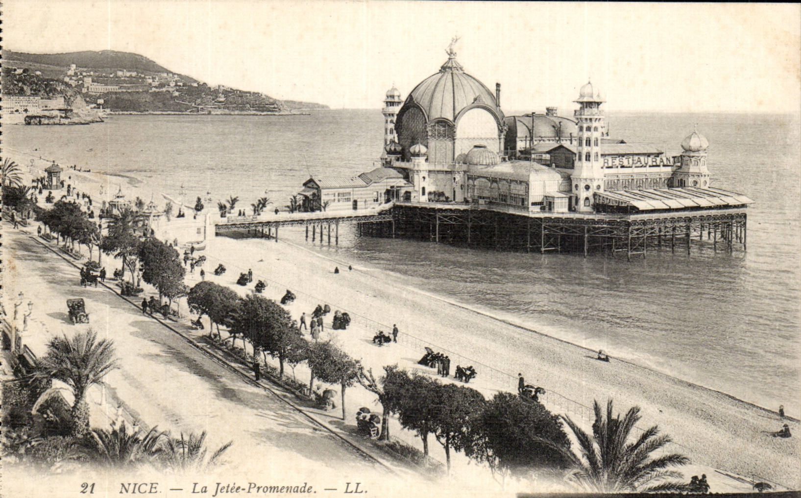 CPA Nice La jetee promenade