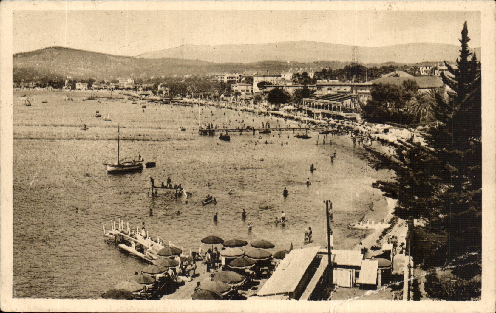 CPA Juan les pins Vue generale