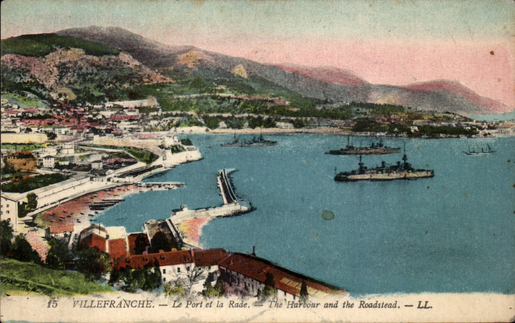 CPA Villefranche Le port et la rade 