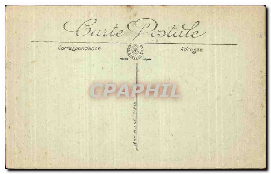 CPA Villefranche Le port et la rade  — Rückseite