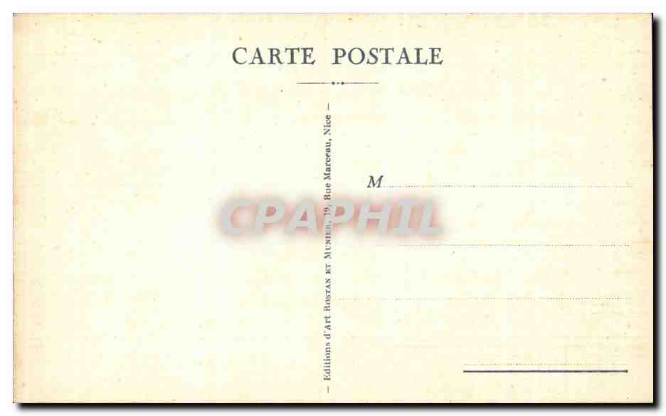 CPA Ligne du Sud France Le viaduc du Loup et le Bar — Rückseite