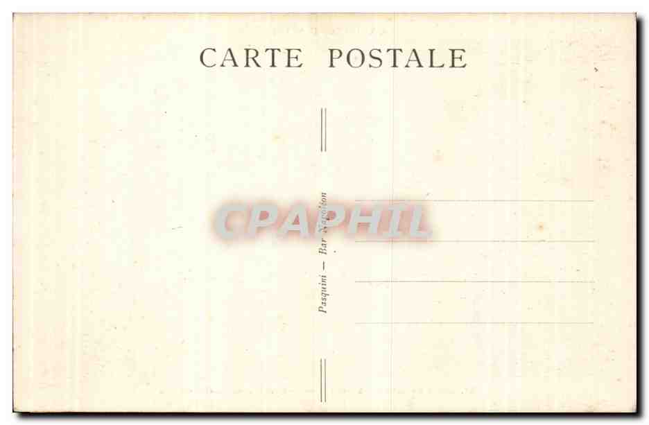 CPA Route de menton a Sospel Les lacets de Castillon — Rückseite