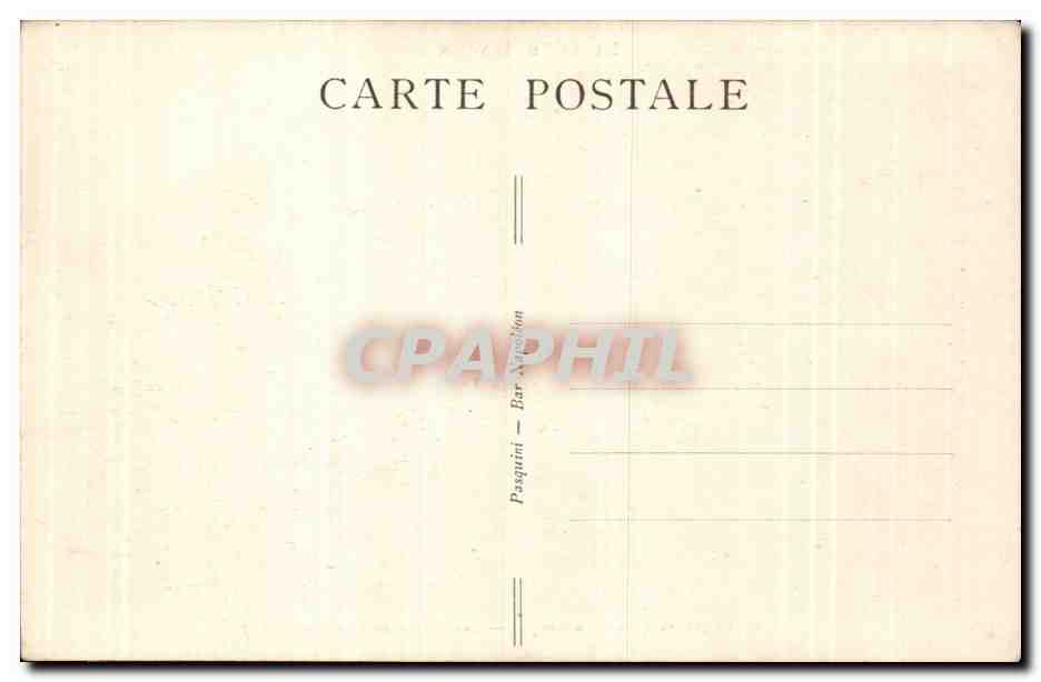 CPA Route de menton a Sospel Les lacets de Castillon — Rückseite