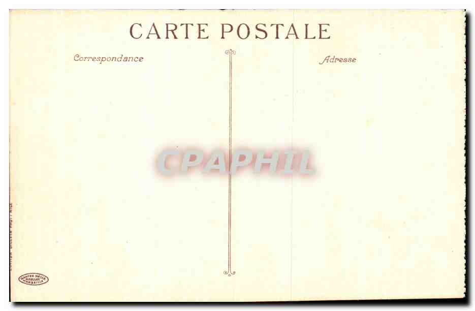Nice CPA Vue generale des jardins et baie des anges — Rückseite