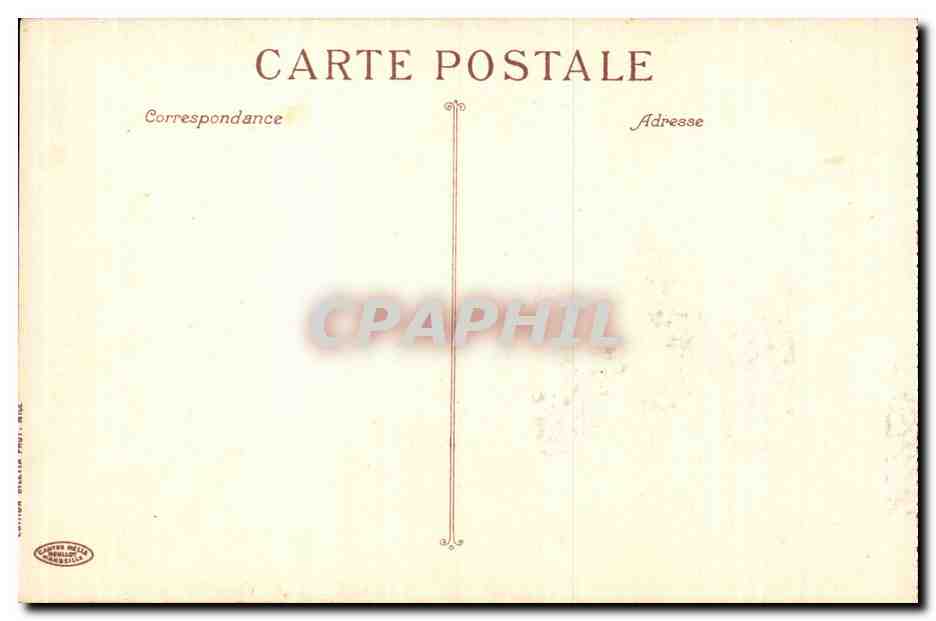 Nice CPA Entree du port Baie Lympia — Rückseite