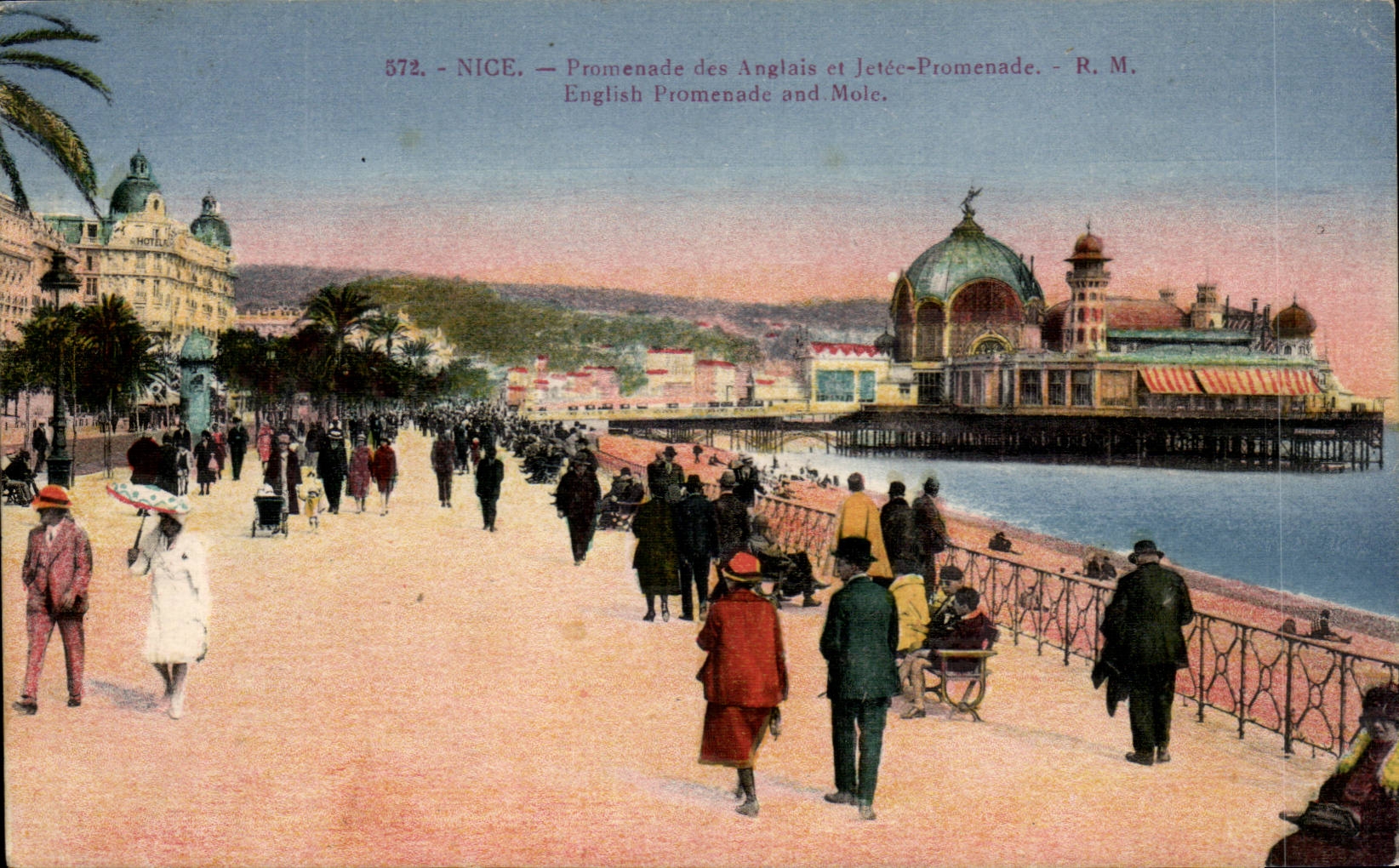 CPA Nice Promenade des anglais et jetee promenade