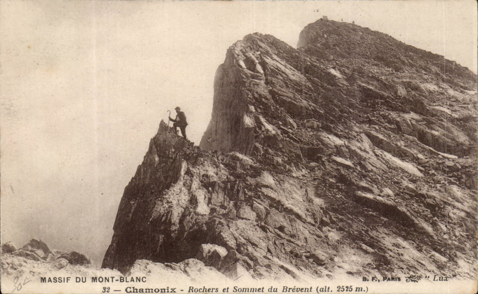 CPA Chamonix Rochers et sommet du Brevent
