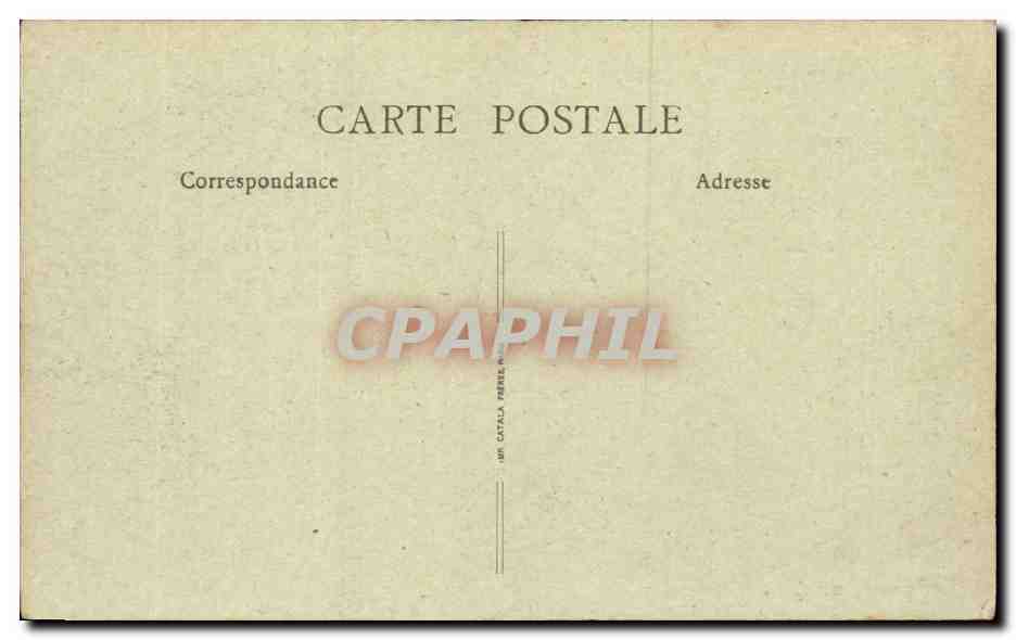 CPA Chamonix Rochers et sommet du Brevent — Verso
