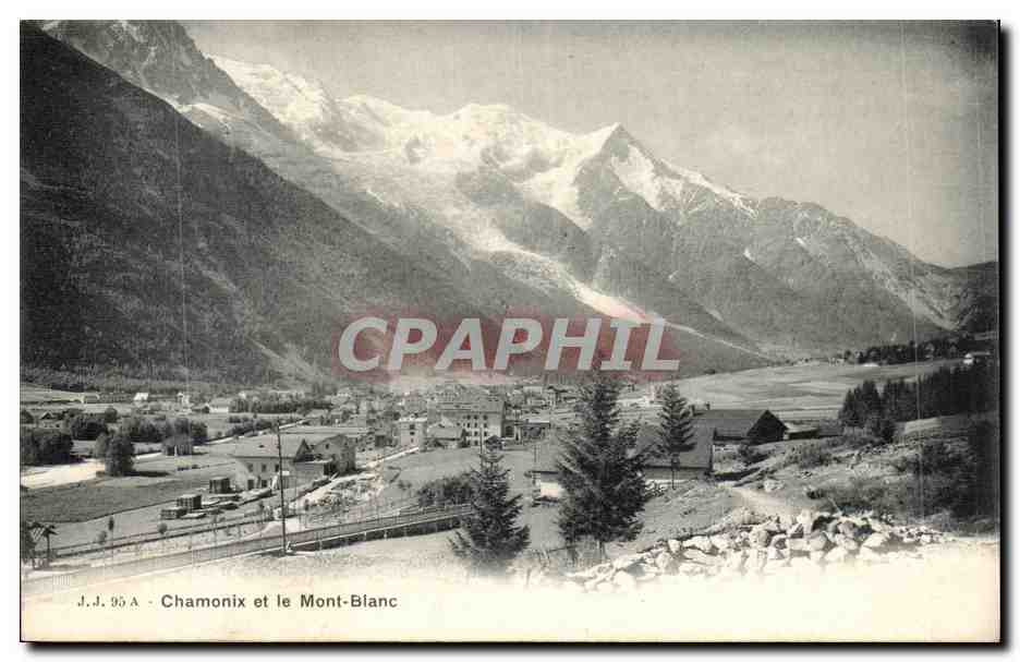 CPA Chamonix et le Mont Blanc