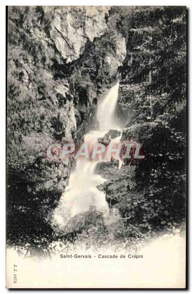 Saint-Gervais - Cascata di Crépin — J.J. 1913